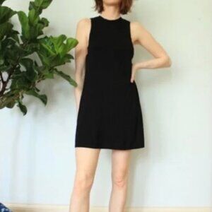 AMERICAN APPAREL Dakota Black Mini Tank Dress Size Small